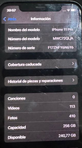 iPhone 11 Pro 256GB Space Gray