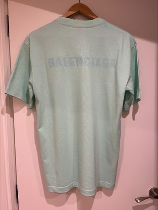 Camiseta Balenciaga Turquesa Talla M