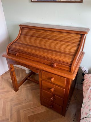 Conjunto muebles madera pino maciza