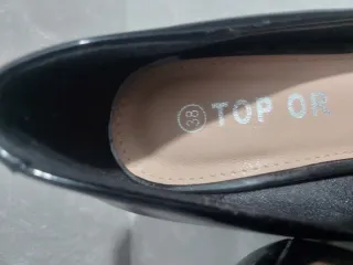 Zapatos stiletto negros charol