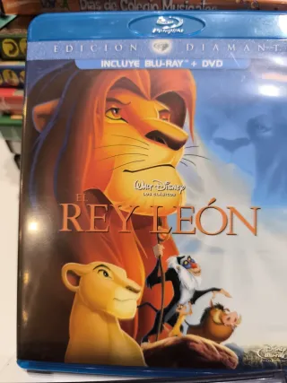 Lote 5 Películas Disney Blu-ray/DVD
