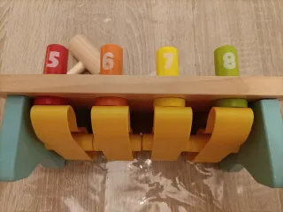 Juego de Martillo Mundo Diver Madera Números