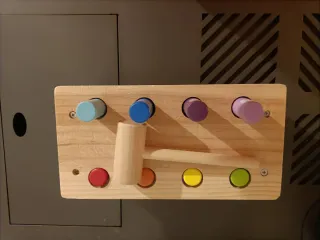 Juego de Martillo Mundo Diver Madera Números