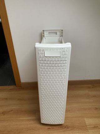 Estantería de plástico blanca 3 baldas