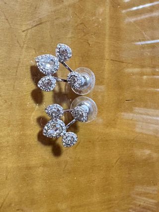 Pendientes Swarovski Plata