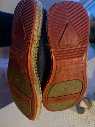 Alpargatas azules talla 39