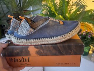 Alpargatas azules talla 39