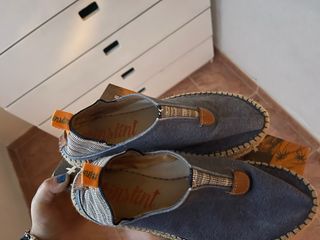 Alpargatas azules talla 39