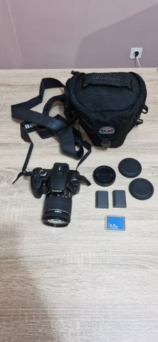 Cámara Canon EOS 400D + Accesorios