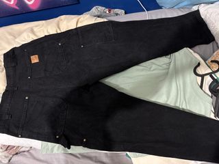 Carhartt WIP Doble Knee Negro Pantalon