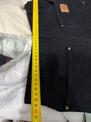 Carhartt WIP Doble Knee Negro Pantalon