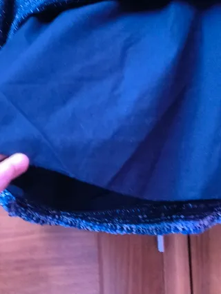 Falda T.13/14 Tweed Azul