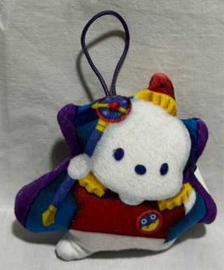 Peluche Kawaii con capa y bastón