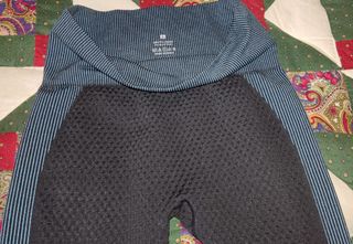 Leggings sportivi donna neri e blu