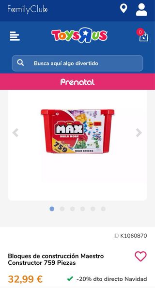 Caja de construcción Zuru Max 759 ladrillos