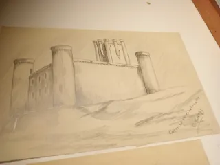 Conjunto de 4 Ilustraciones Antiguas Castillos