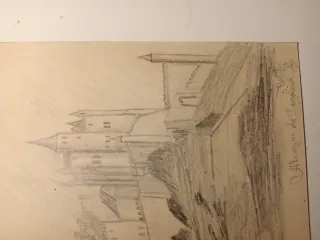 Conjunto de 4 Ilustraciones Antiguas Castillos