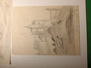 Conjunto de 4 Ilustraciones Antiguas Castillos