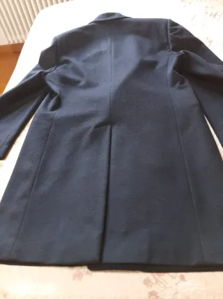 Cappotto uomo lana e cashmere blu