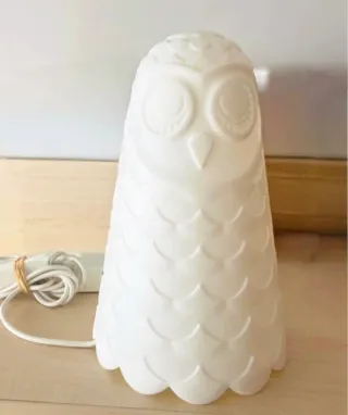 Lámpara búho Ikea blanca