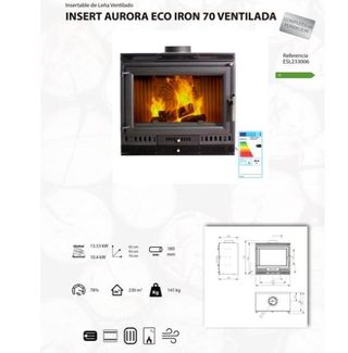 Insertable Aurora Eco Ventilada BAR1029