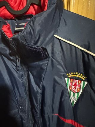 Chaquetón vintage Córdoba CF Umbro azul/rojo