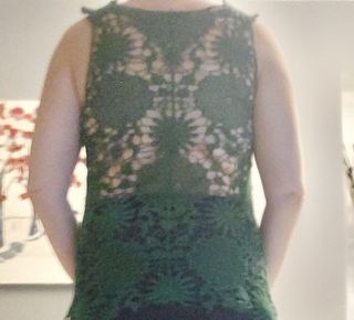 Top crochet verde calado FACEMOD