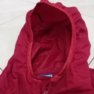 Giacca antivento rossa 13A (158 cm)