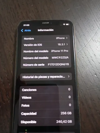 iPhone 11 Pro 256 GB oro