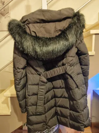 Chaqueta Zara Invierno Negra Mujer