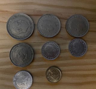 Conjunto di monete antiche Spagna Peseta