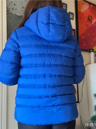 Anorak Benetton azul Talla 11-12 años