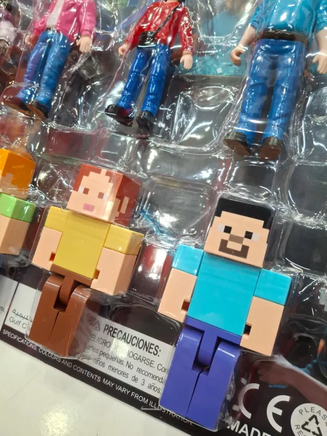 Pack 8 Figuras Minecraft con Armas
