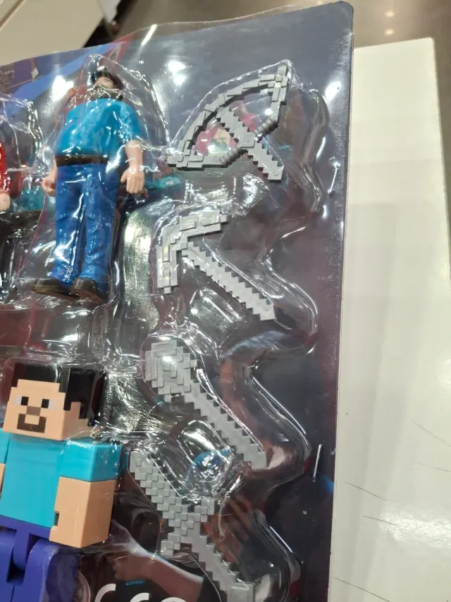 Pack 8 Figuras Minecraft con Armas