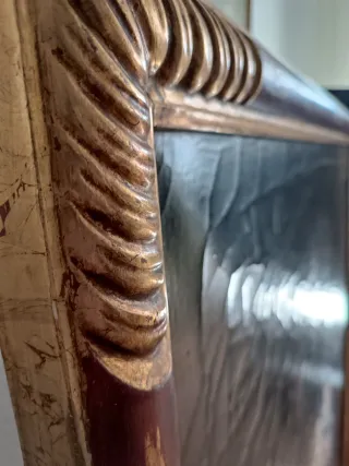 Cuadro Pintura Flores Antiguo envejecido