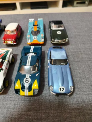 Pack 10 Coches Scalextric Coches Míticos de Altaya