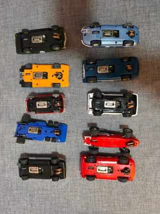 Pack 10 Coches Scalextric Coches Míticos de Altaya