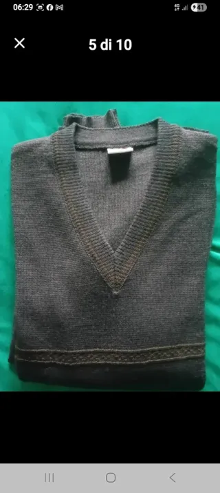 Pullover Bernardini Maglificio Italy XL/2XL Grigio