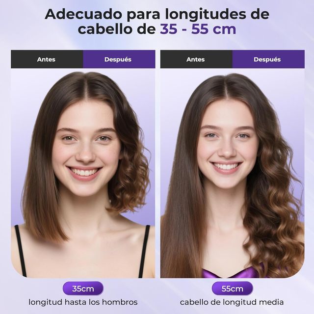 Rizador Pelo Moerae Automático Iones Negativos