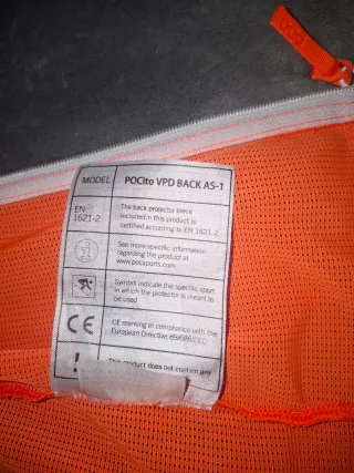 Chaleco espaldera POCito esquí