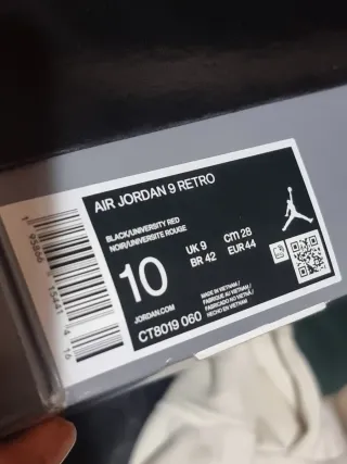 Zapatillas Air Jordan 9 Retro