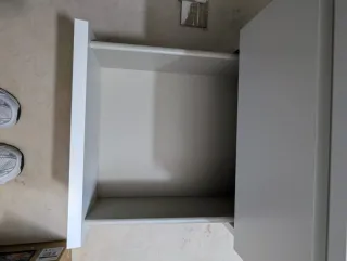 Mesita de noche MALM Ikea blanca