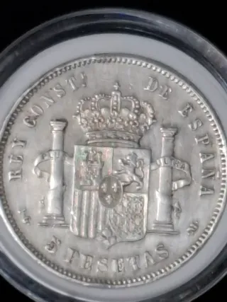 Lote 2 Monete Alfonso XIII - 1890 - 1891