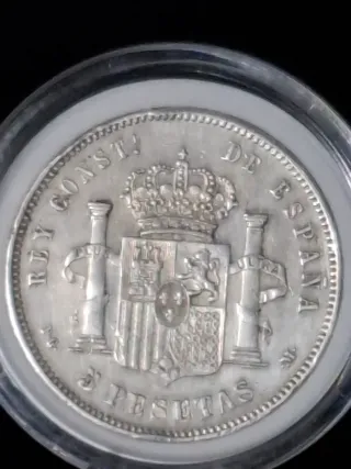 Lote 2 Monete Alfonso XIII - 1890 - 1891