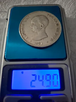 Lote 2 Monete Alfonso XIII - 1890 - 1891