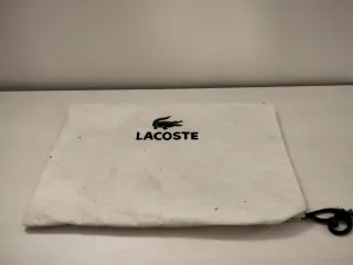 Bolso Lacoste Marrón y Blanco