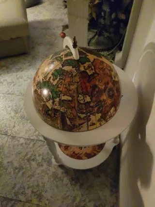 Bar Globo Terráqueo Vintage