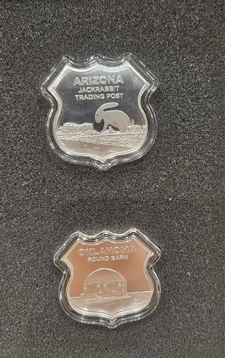 8 once di argento Route 66