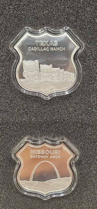 8 once di argento Route 66