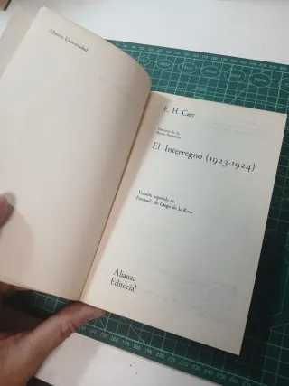 El Interregno : 1923-1924